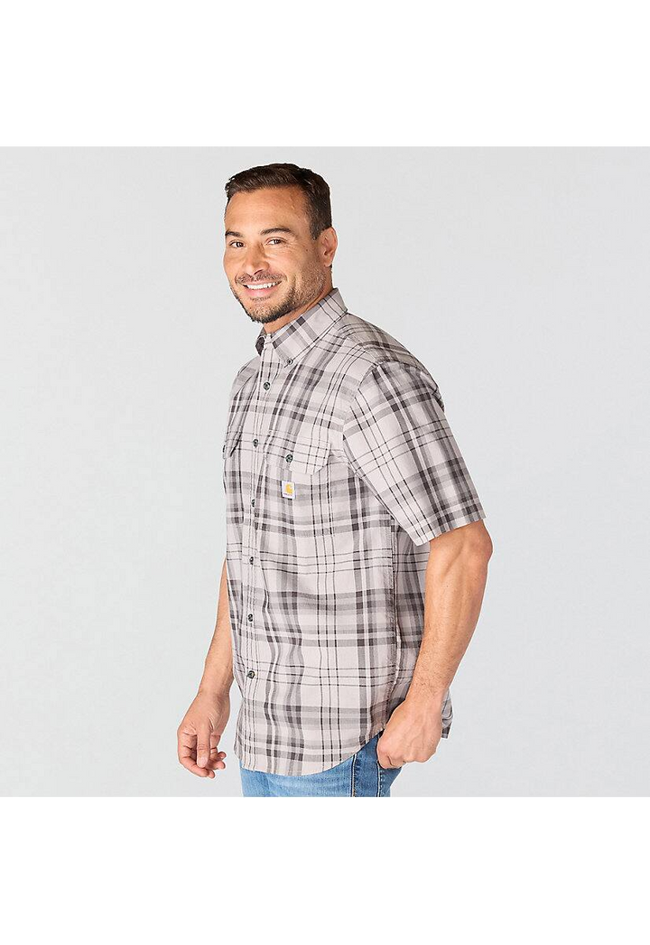 Carhartt Men's Fort Loose Fit S/S Plaid Shirt