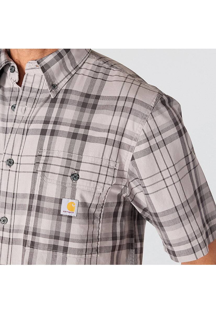 Carhartt Men's Fort Loose Fit S/S Plaid Shirt