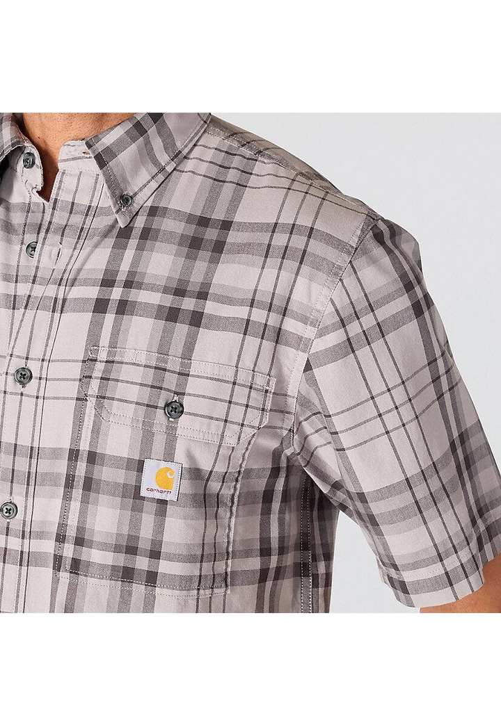 Carhartt Men's Fort Loose Fit S/S Plaid Shirt