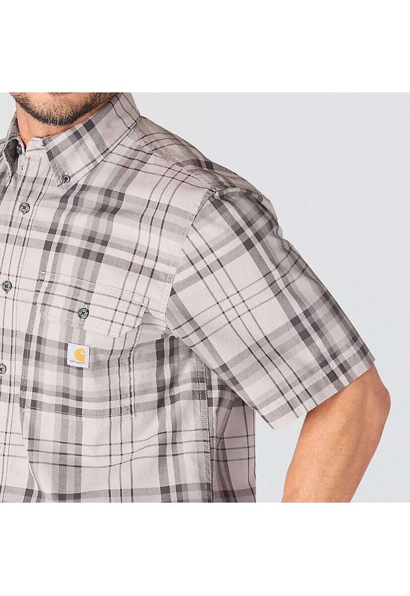 Carhartt Men's Fort Loose Fit S/S Plaid Shirt