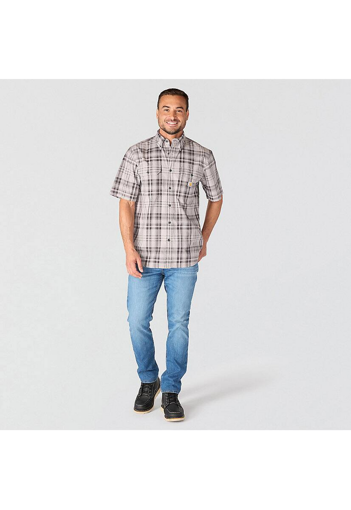 Carhartt Men's Fort Loose Fit S/S Plaid Shirt