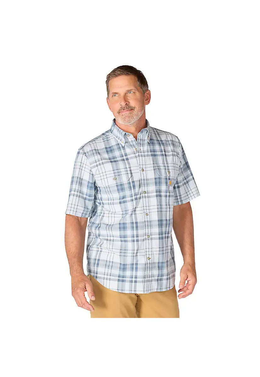 Carhartt Men's Fort Loose Fit S/S Plaid Shirt