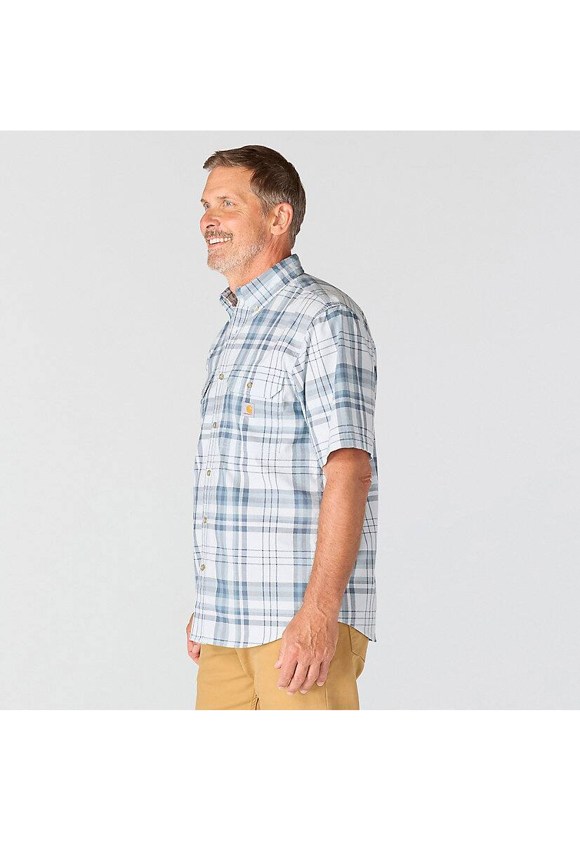 Carhartt Men's Fort Loose Fit S/S Plaid Shirt