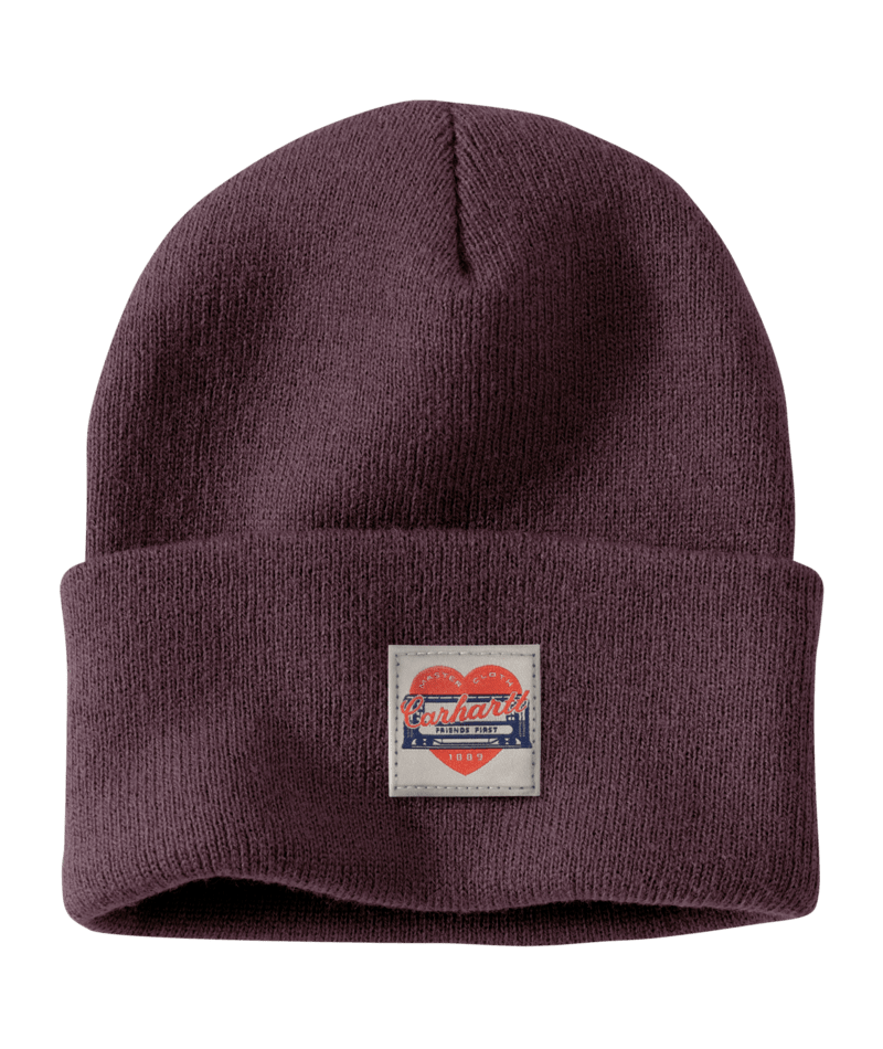 Carhartt Women's Knit Heart Patch Beanie