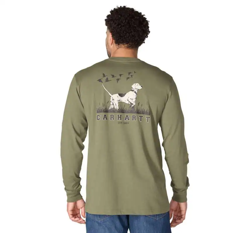 Carhartt Men's Irvine Relaxed Pointer Long-Sleeve T-Shirt