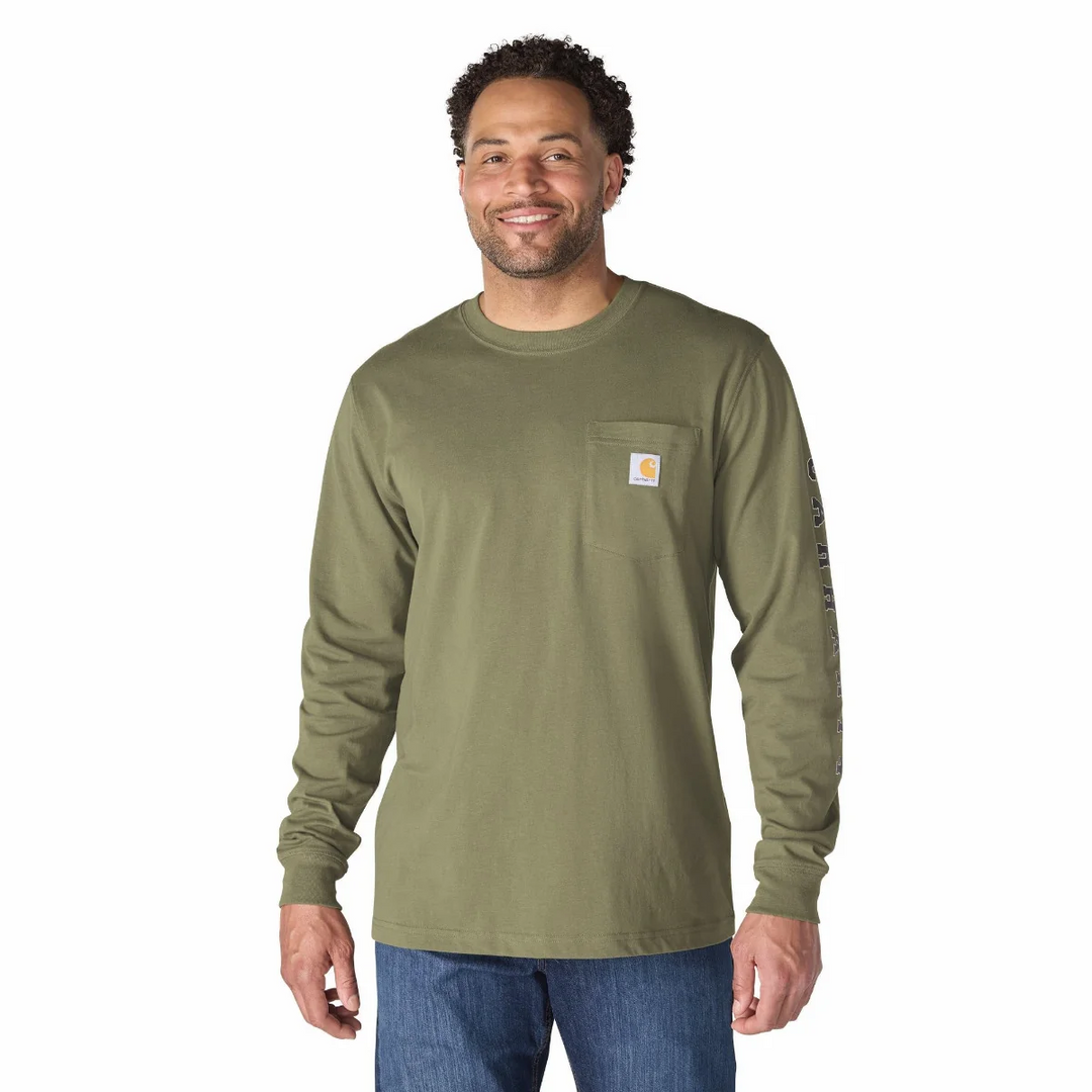 Carhartt Men's Irvine Relaxed Pointer Long-Sleeve T-Shirt