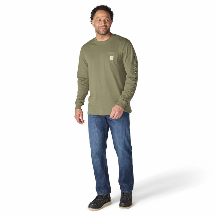 Carhartt Men's Irvine Relaxed Pointer Long-Sleeve T-Shirt