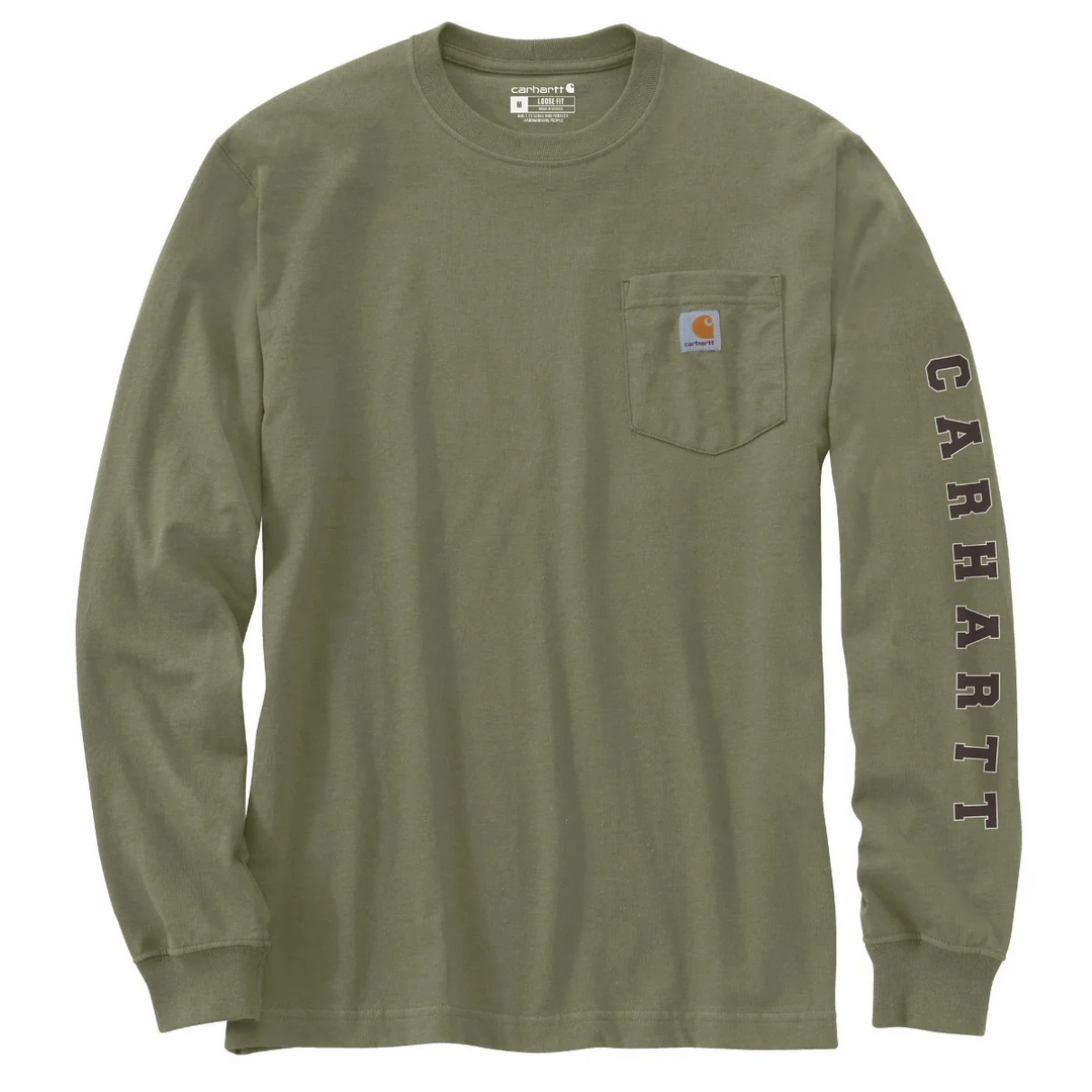 Carhartt Men's Irvine Relaxed Pointer Long-Sleeve T-Shirt
