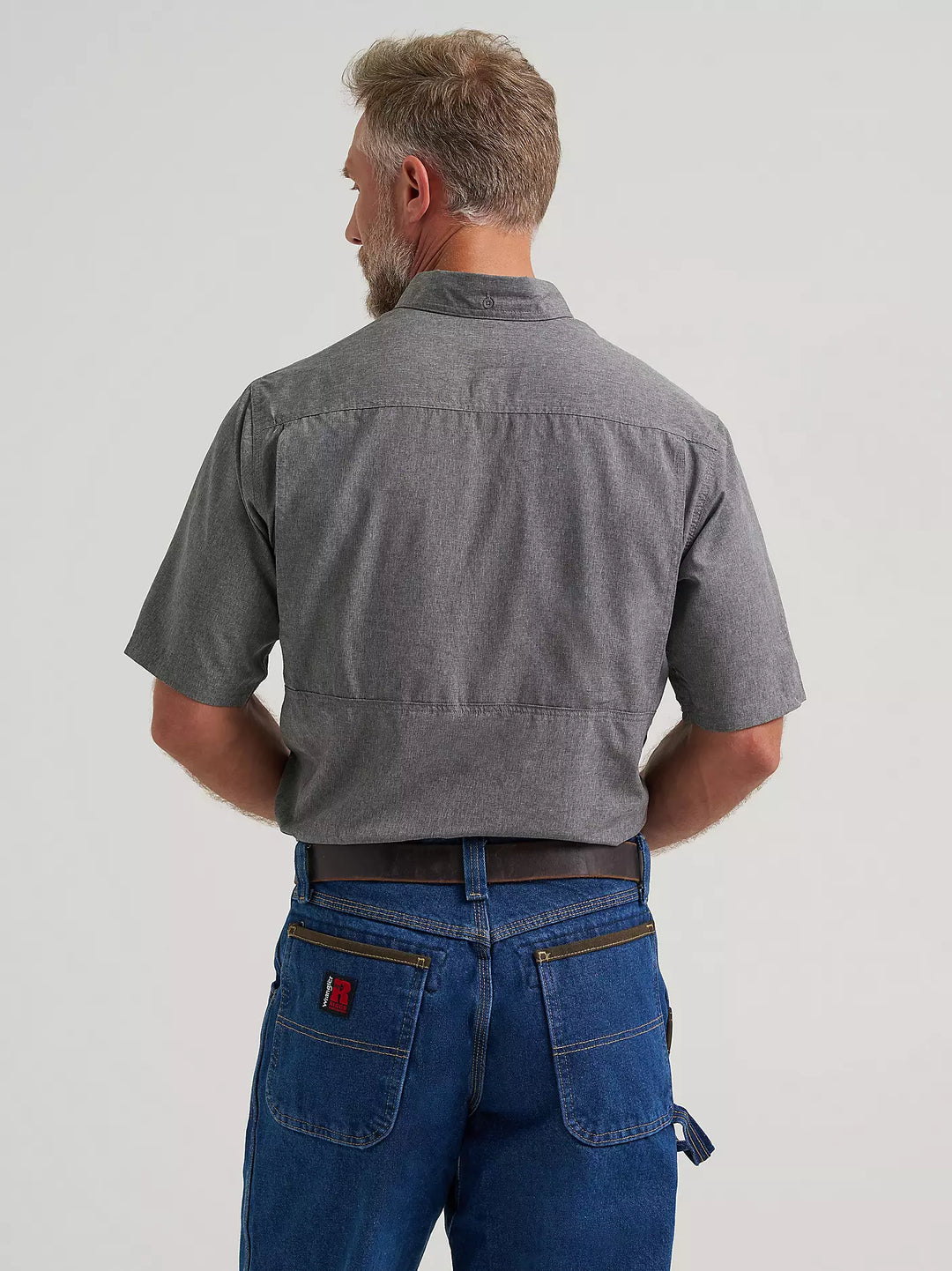 Wrangler Men's  RIGGS Workwear® Short Sleeve Lightweight Vented Work Shirt