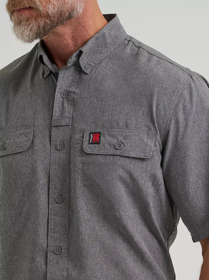 Wrangler Men's  RIGGS Workwear® Short Sleeve Lightweight Vented Work Shirt