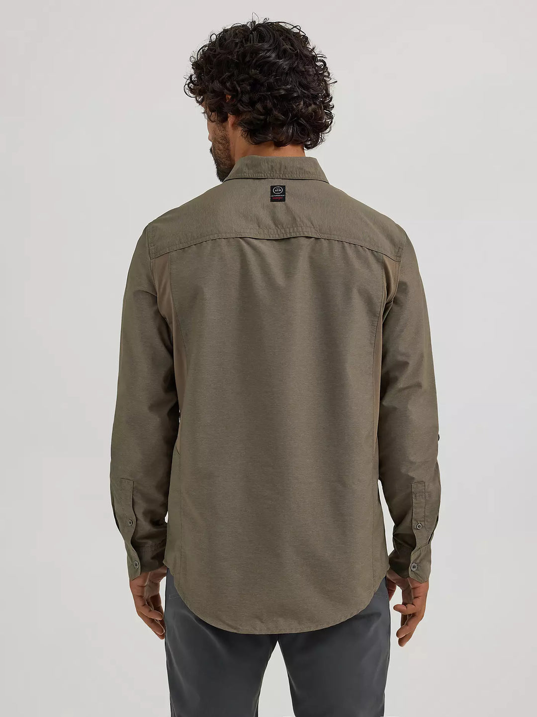 Wrangler Men's ATG Men's Mixed Material Shirt