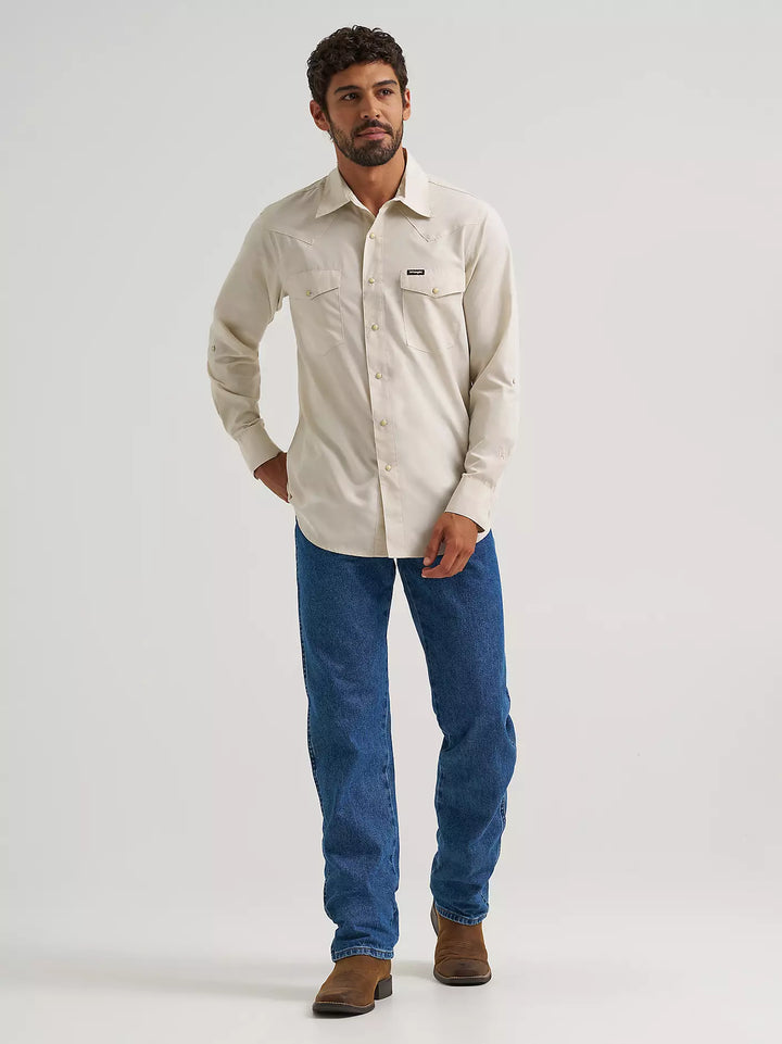 Wrangler Men's All Terrain Gear Men's Drover Utility Shirt