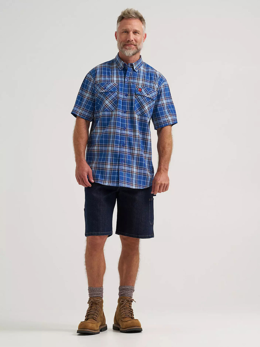 Wrangler Men's RIGGS Workwear® Foreman Plaid Work Shirt