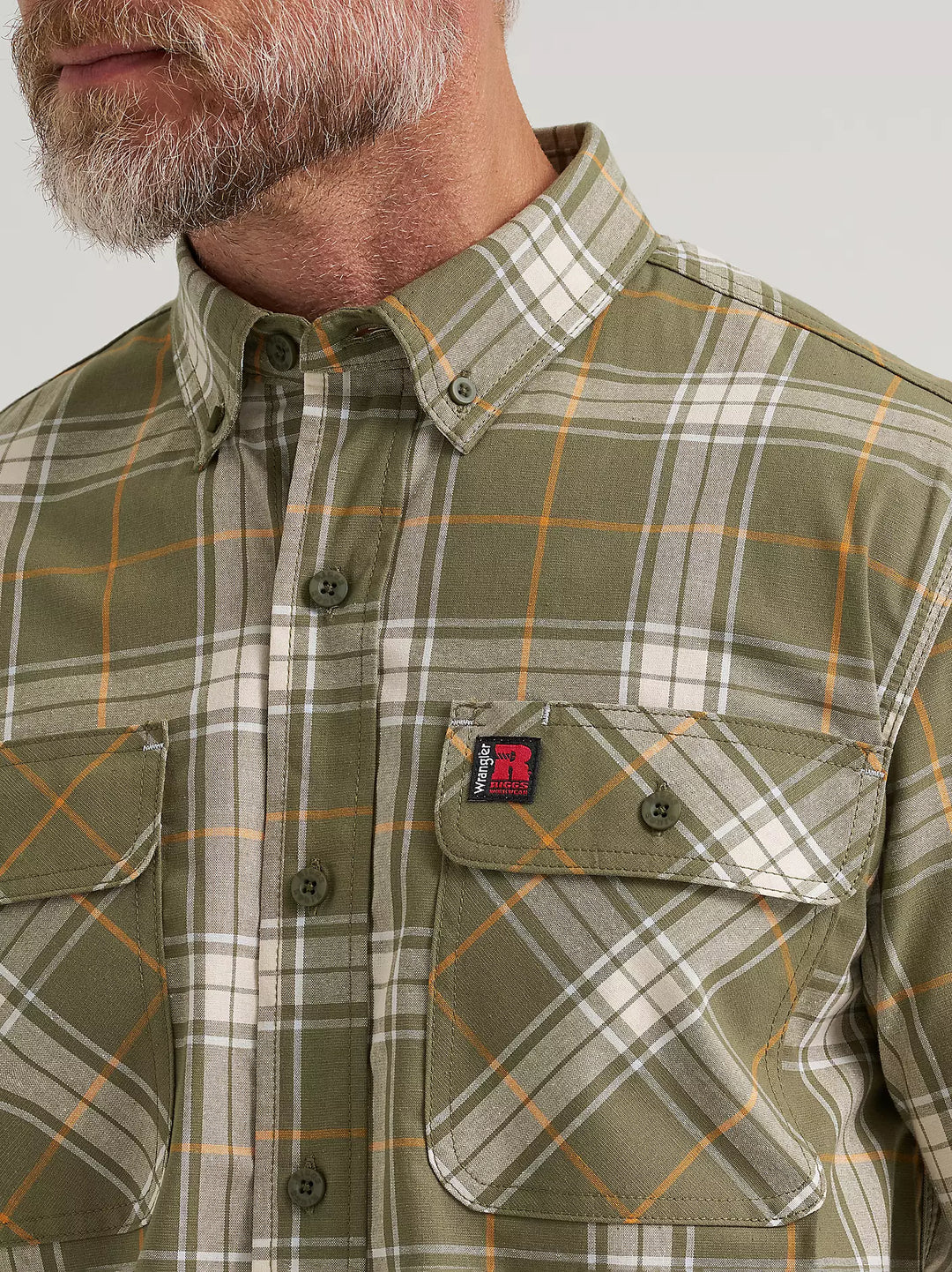 Wrangler Men's RIGGS Workwear® Foreman Plaid Work Shirt