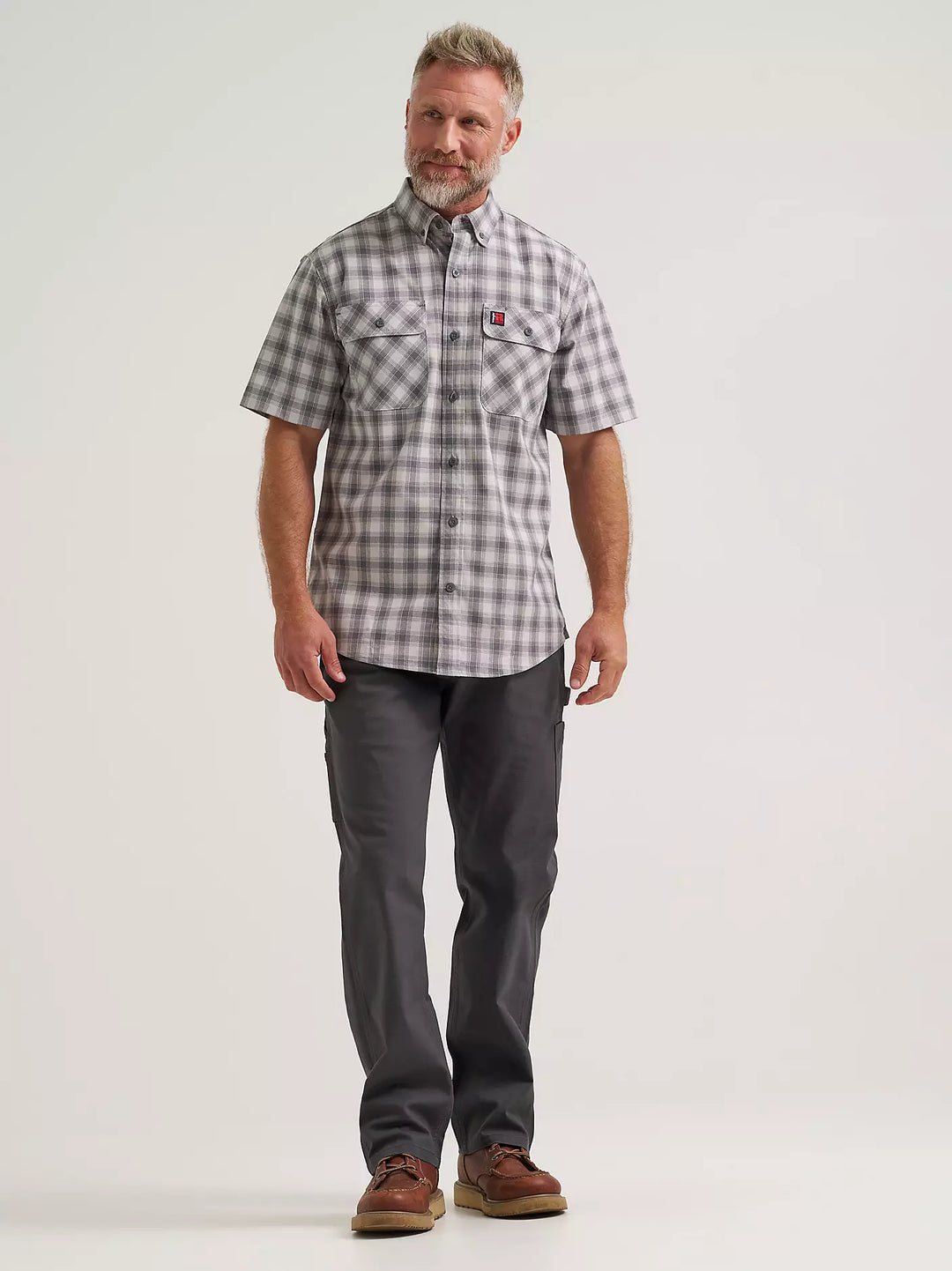 Wrangler Men's RIGGS Workwear® Foreman Plaid Work Shirt