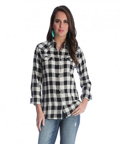 Wrangler Women's Snap Flannel
