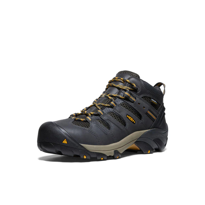 KEEN Men's Lansing Mid Waterproof (Steel Toe)