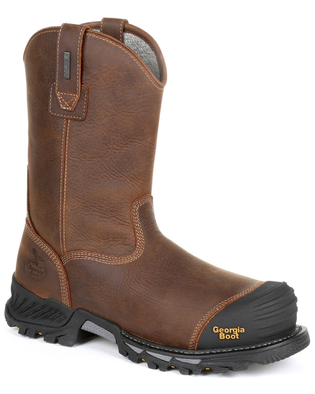 Georgia Boot Men's Rumbler Composite Toe Waterproof Pull-on Work Boot