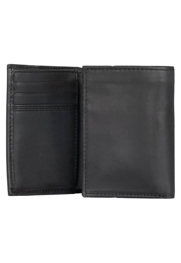 Carhartt Leather Triple-Stitched Trifold Wallet
