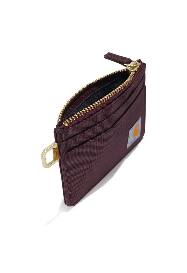 Carhartt Nylon Duck Zippered Card Keeper Wallet