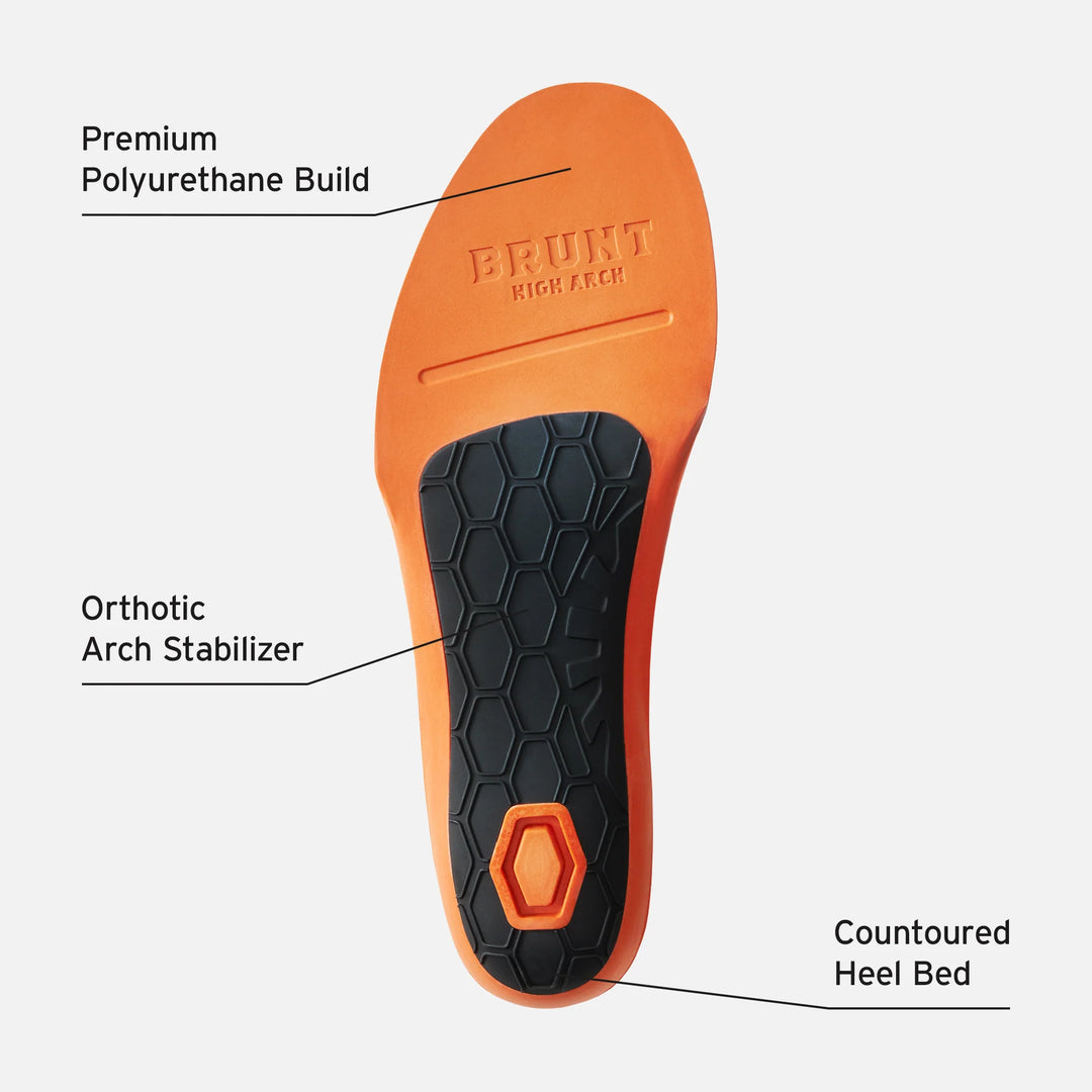 BRUNT High Arch CUSH'N Insole