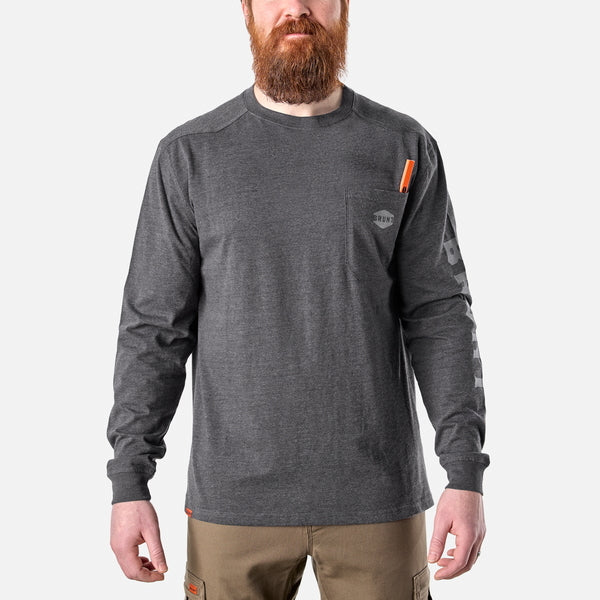 BRUNT Men's The Martin Long Sleeve Pocket Tee