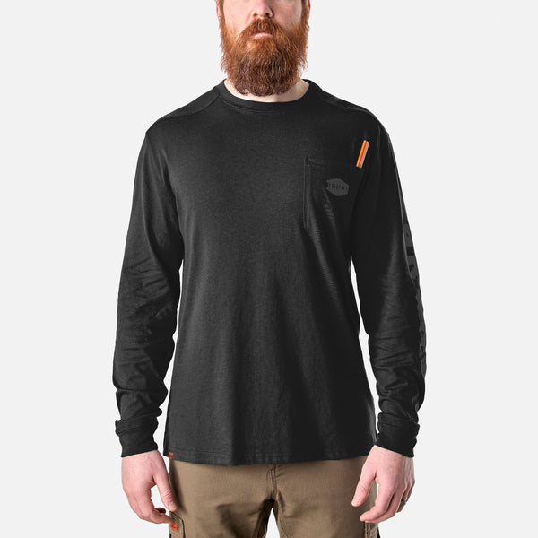 BRUNT Men's The Martin Long Sleeve Pocket Tee