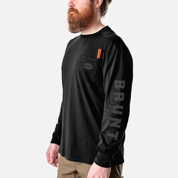 BRUNT Men's The Martin Long Sleeve Pocket Tee