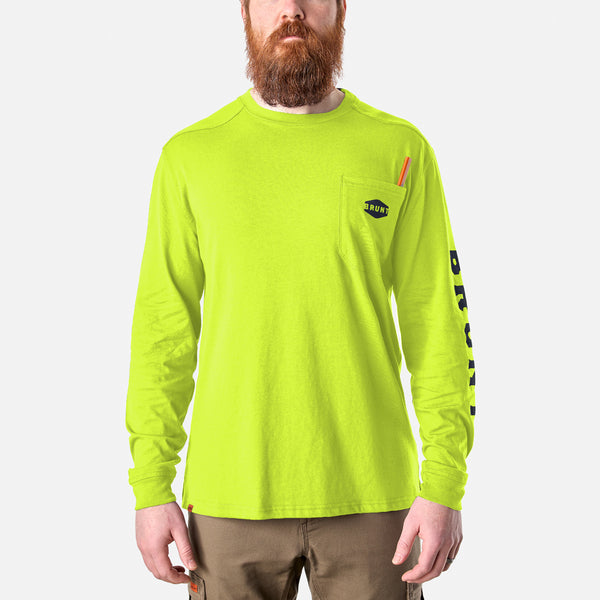 BRUNT Men's The Martin Long Sleeve Pocket Tee