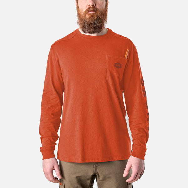BRUNT Men's The Martin Long Sleeve Pocket Tee