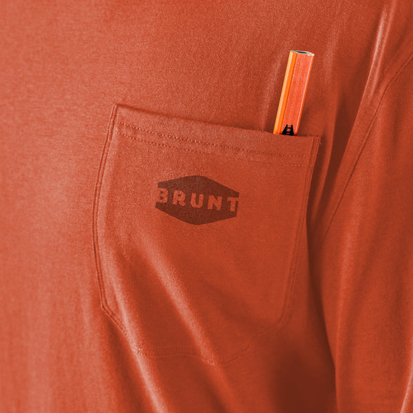 BRUNT Men's The Martin Long Sleeve Pocket Tee