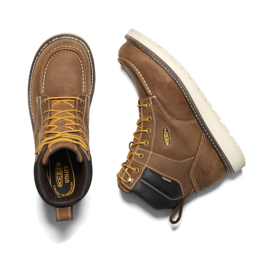 KEEN Men's Cincinnati 6" Waterproof Boot (Soft Toe)