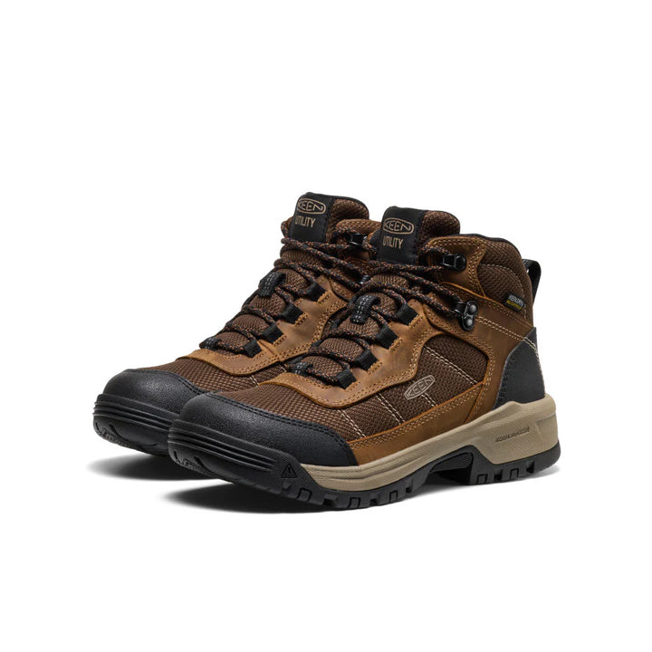 KEEN Women's Skokie Waterproof Work Boot (Soft Toe)