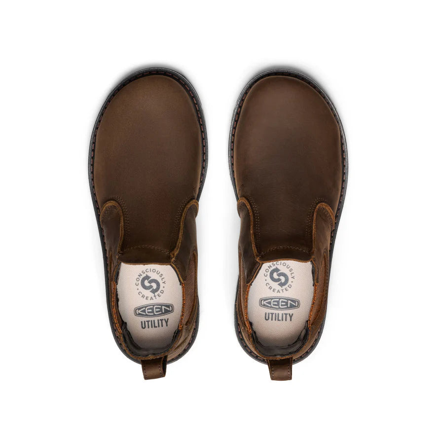 KEEN Women's San Jose Chelsea 90° Heel Boot (Aluminum Toe)