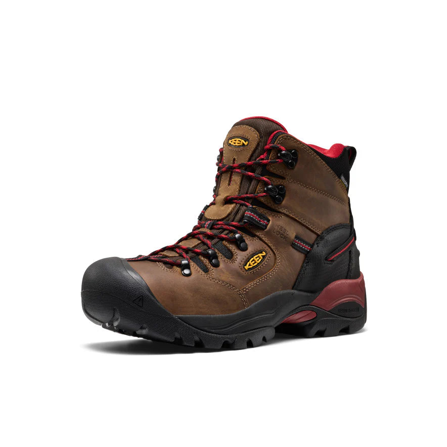 KEEN Men's Pittsburgh Energy 6" Waterproof Boot (Carbon Toe)
