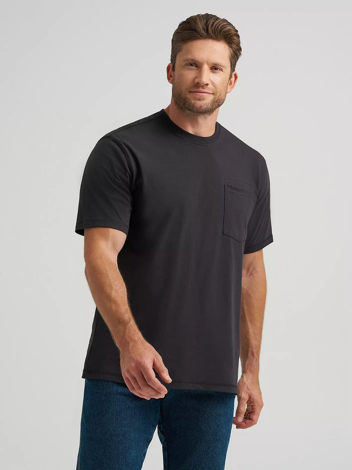 Wrangler Men's RIGGS Workwear Short Sleeve 1 Pocket Performance T-Shirt