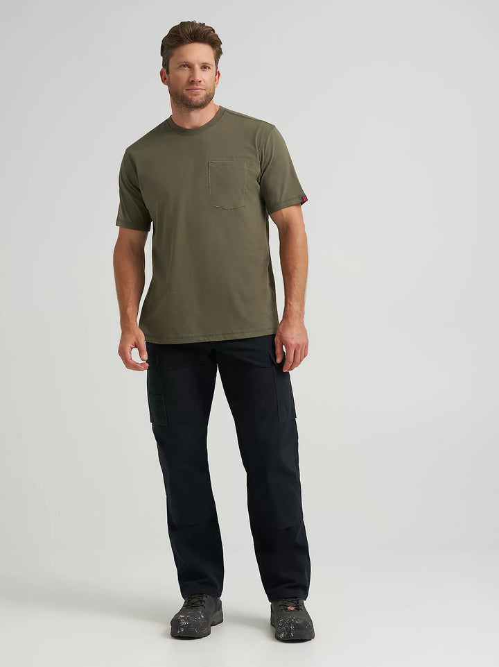 Wrangler Men's RIGGS Workwear Short Sleeve 1 Pocket Performance T-Shirt