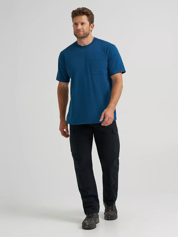 Wrangler Men's RIGGS Workwear Short Sleeve 1 Pocket Performance T-Shirt