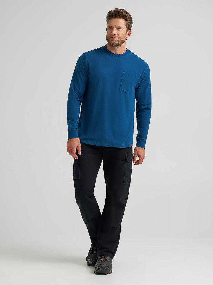 Wrangler Men's RIGGS Workwear® Long Sleeve 1 Pocket Performance T-Shirt