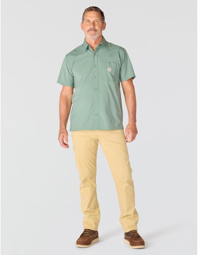 Carhartt Men's Force Sun Defender™ Woven Relaxed SS Shirt