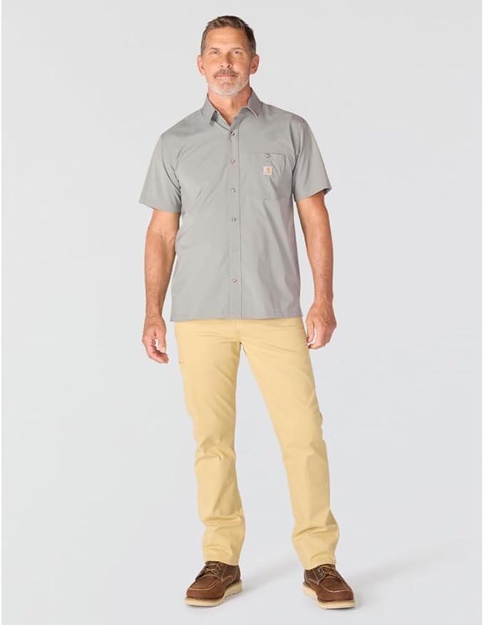 Carhartt Men's Force Sun Defender™ Woven Relaxed SS Shirt