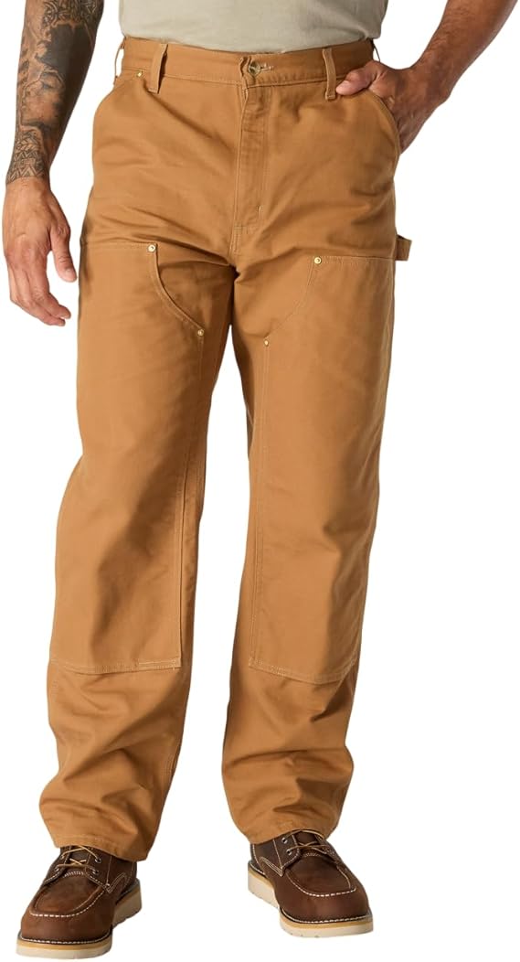 Carhartt Men's Iconic B01 Firm Duck Double-Front Dungaree