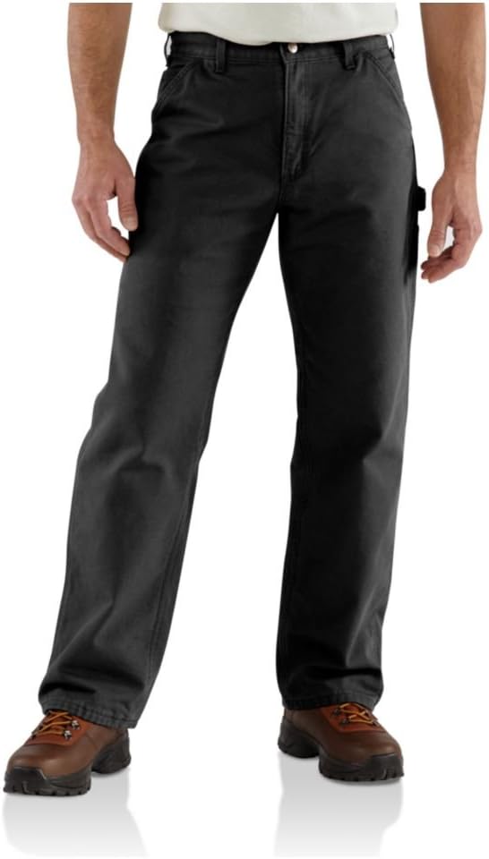 Carhartt Men's Loose Straight Washed Duck Lined Dungaree