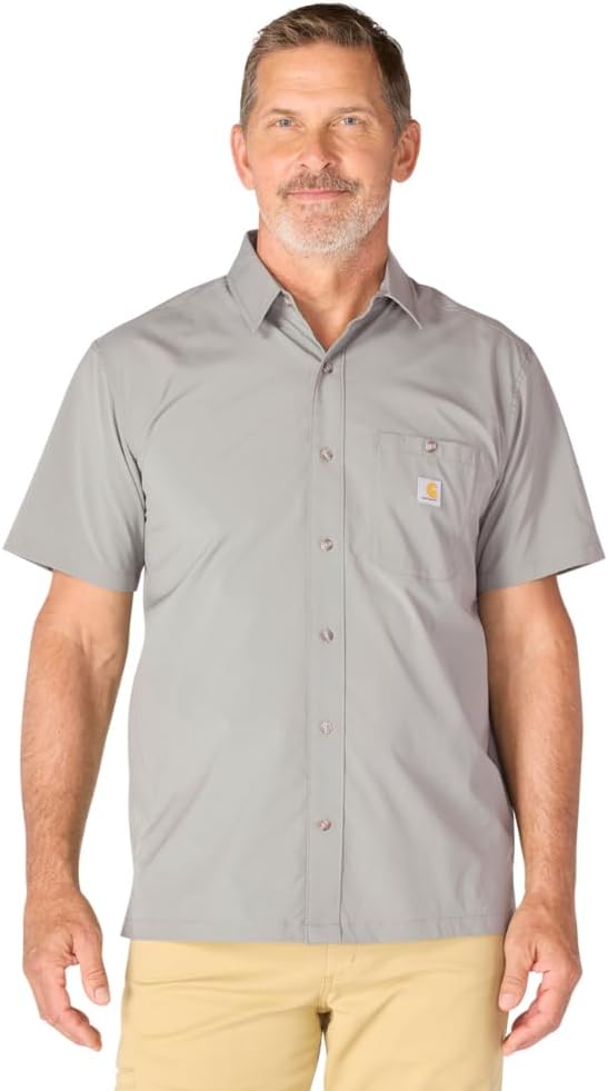 Carhartt Men's Force Sun Defender™ Woven Relaxed SS Shirt