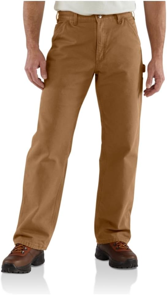 Carhartt Men's Loose Straight Washed Duck Lined Dungaree