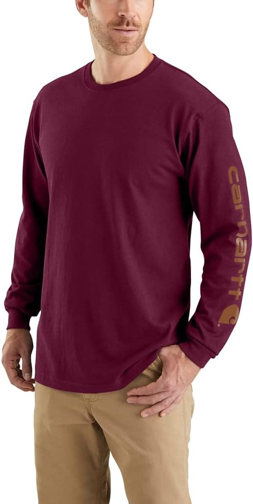 Carhartt Men's Dearborn Loose LS Logo T-Shirt