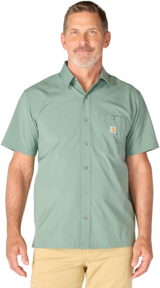 Carhartt Men's Force Sun Defender™ Woven Relaxed SS Shirt