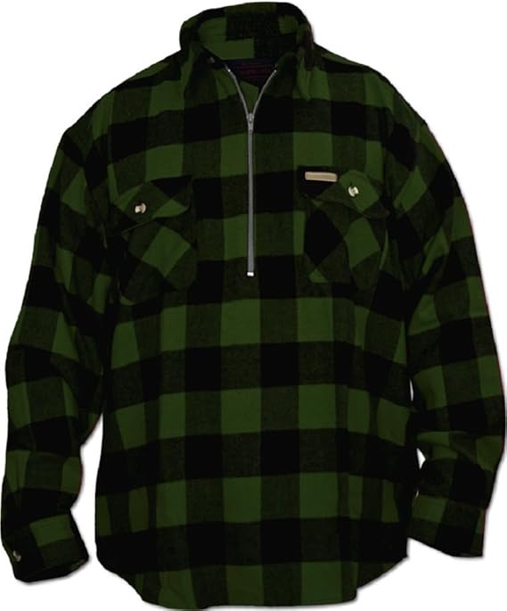 Hickory Shirt Co. Men's Buffalo Plaid 1/4 Zip