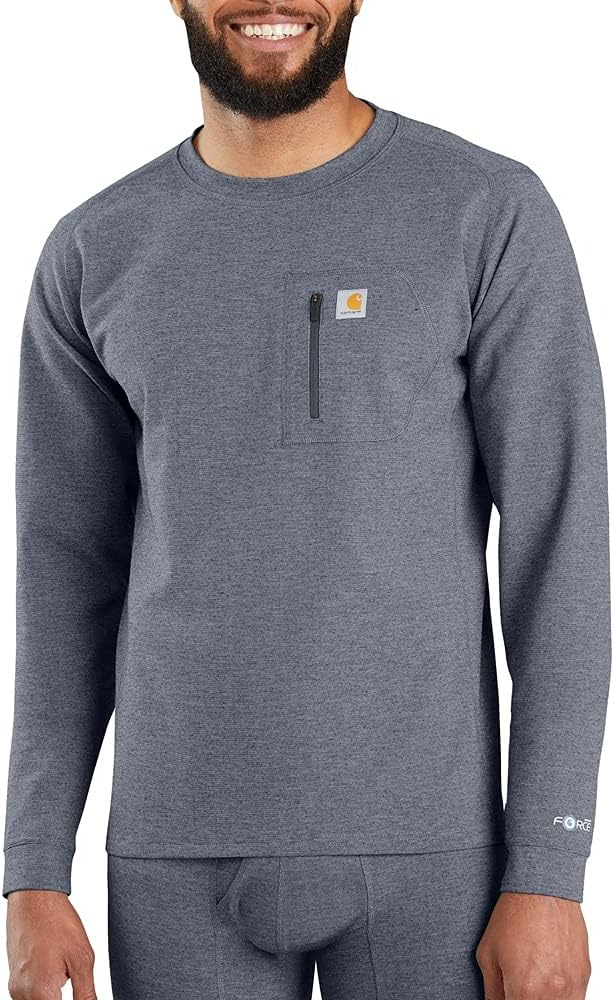 Carhartt Men's Force Midweight Synthetic-Wool Blend Crew