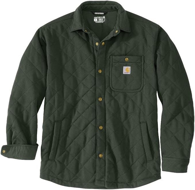 Carhartt Men's Loose Fit Heavyweight Quilted Shirt Jac